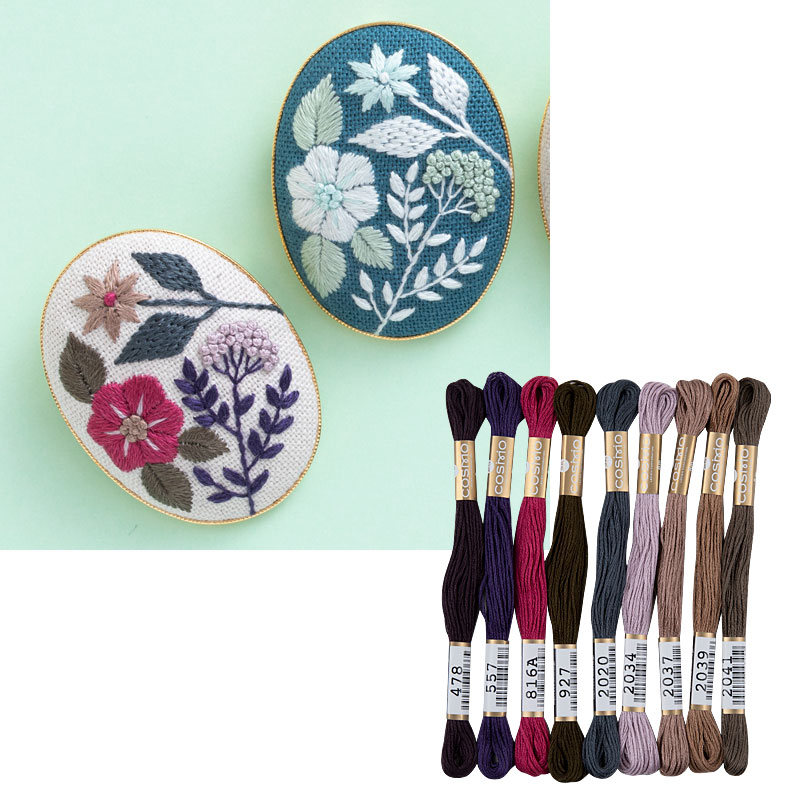 ブローチ用糸セットB