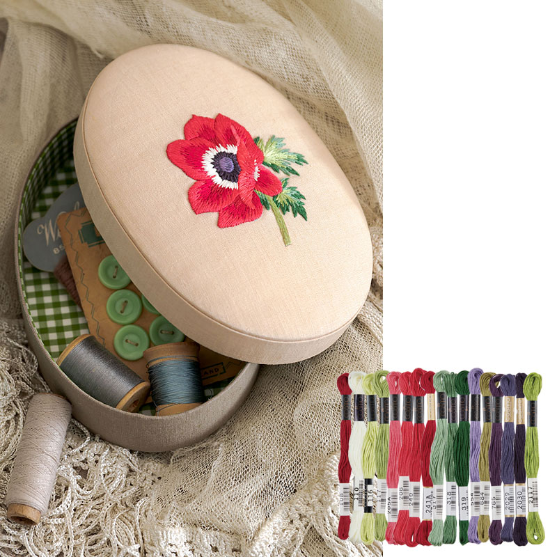 カルトナージュBOX［アネモネ］糸セット