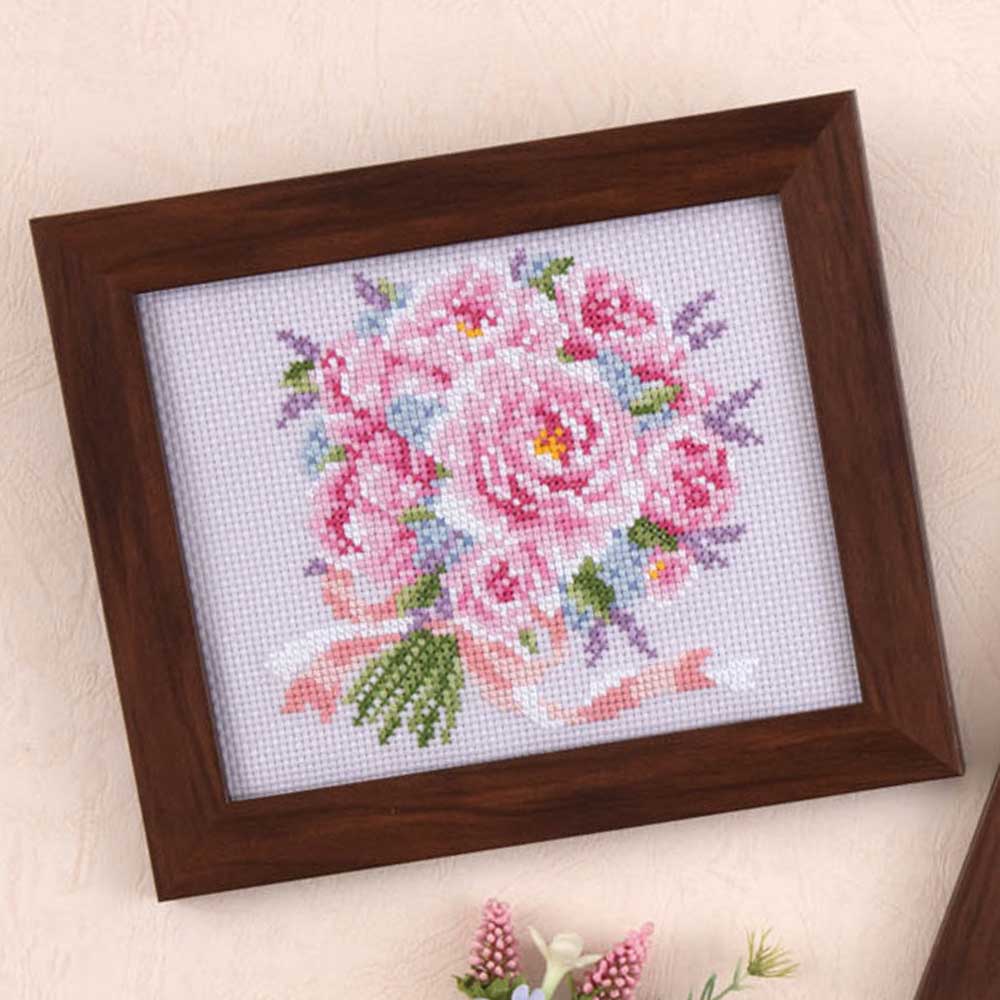 クロスステッチキット［シャクヤクのブーケ］