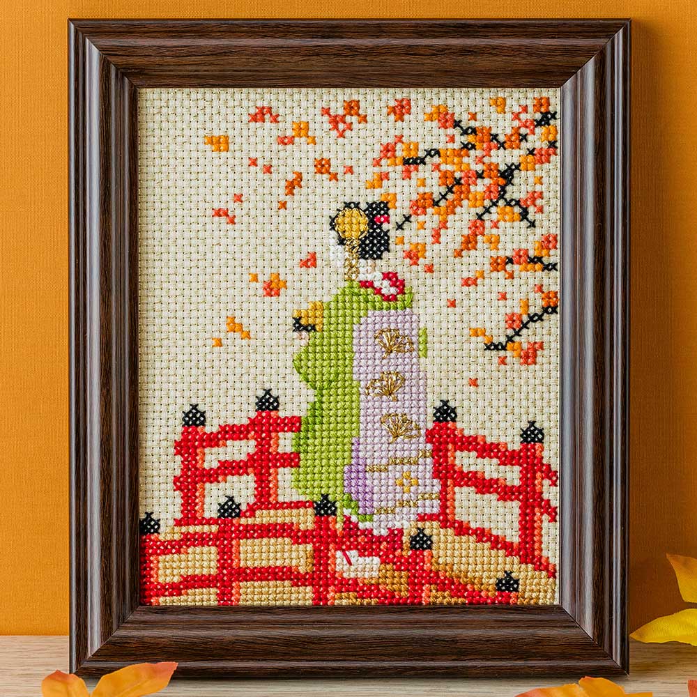 クロスステッチキット［秋の京都］