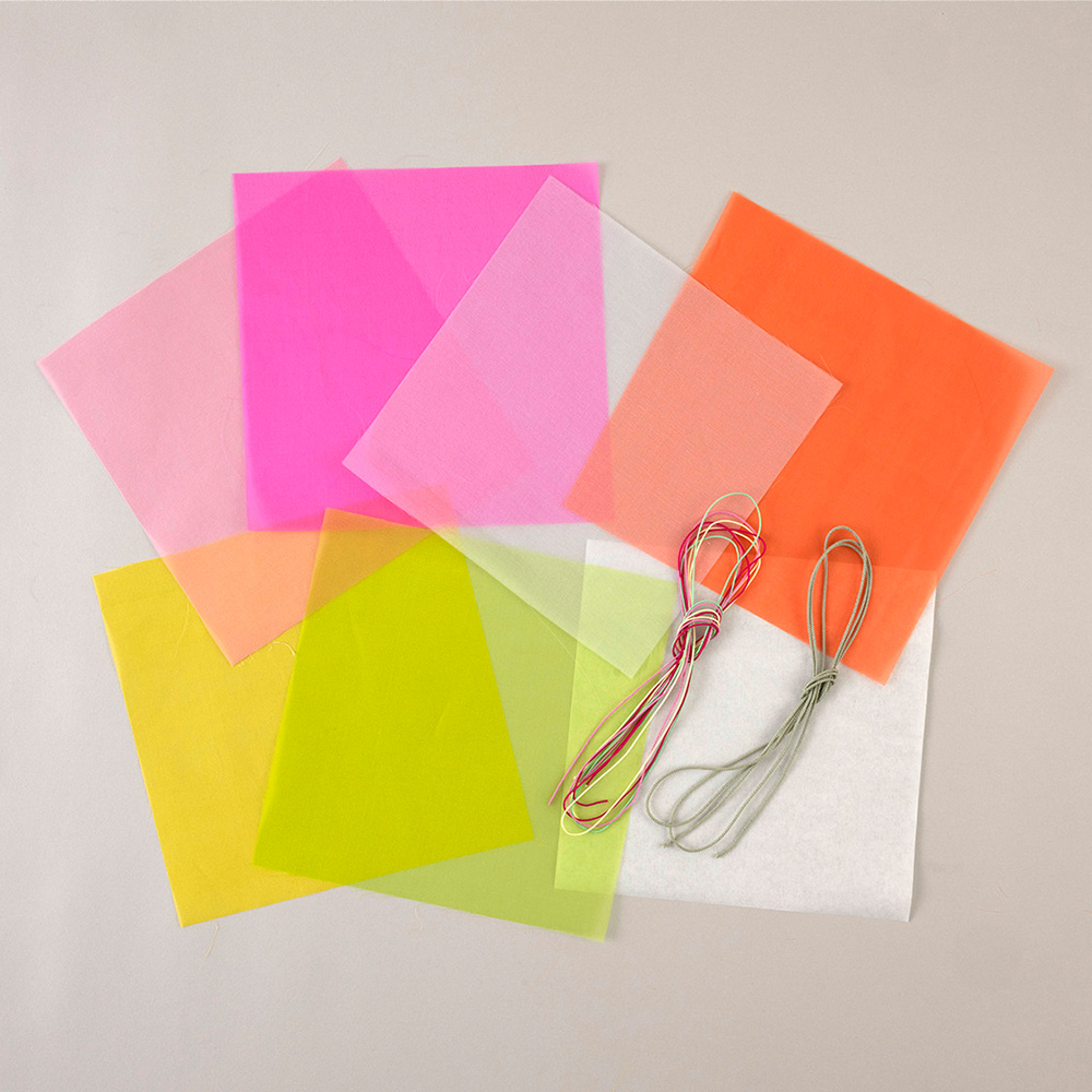 ポジャギの布と紐セット