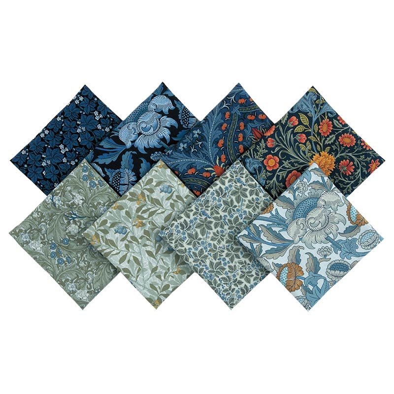 モリス・メドウ　8枚セット［ブルー系］