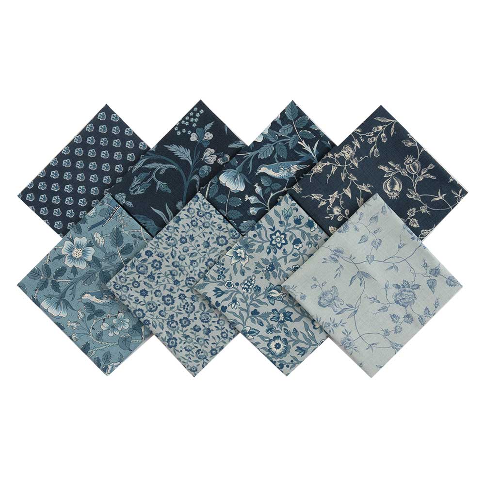 フレンチジェネラルコレクション8枚セット［ディープブルー］