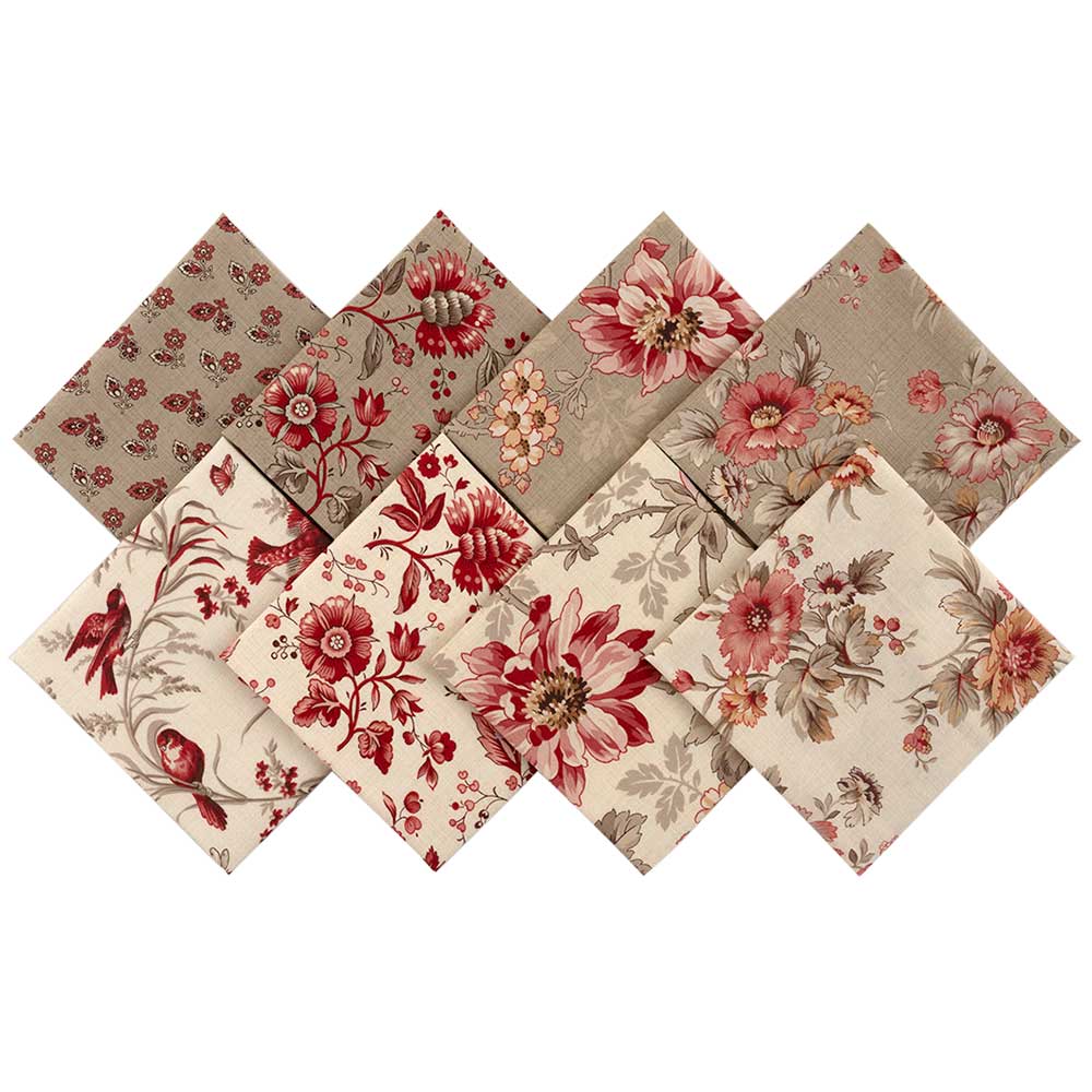 フレンチジェネラルコレクション8枚［ベージュ系］