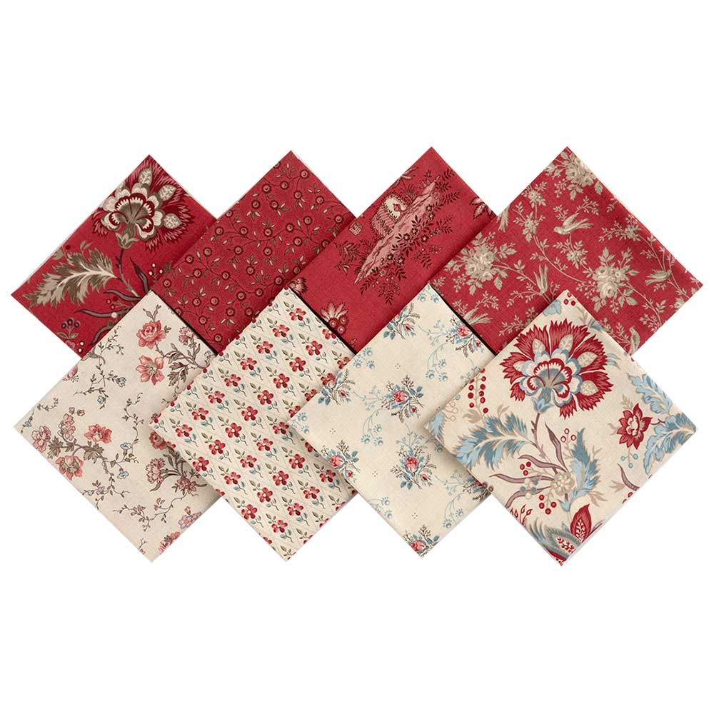 フレンチジェネラルコレクション8枚セット［レッド系］