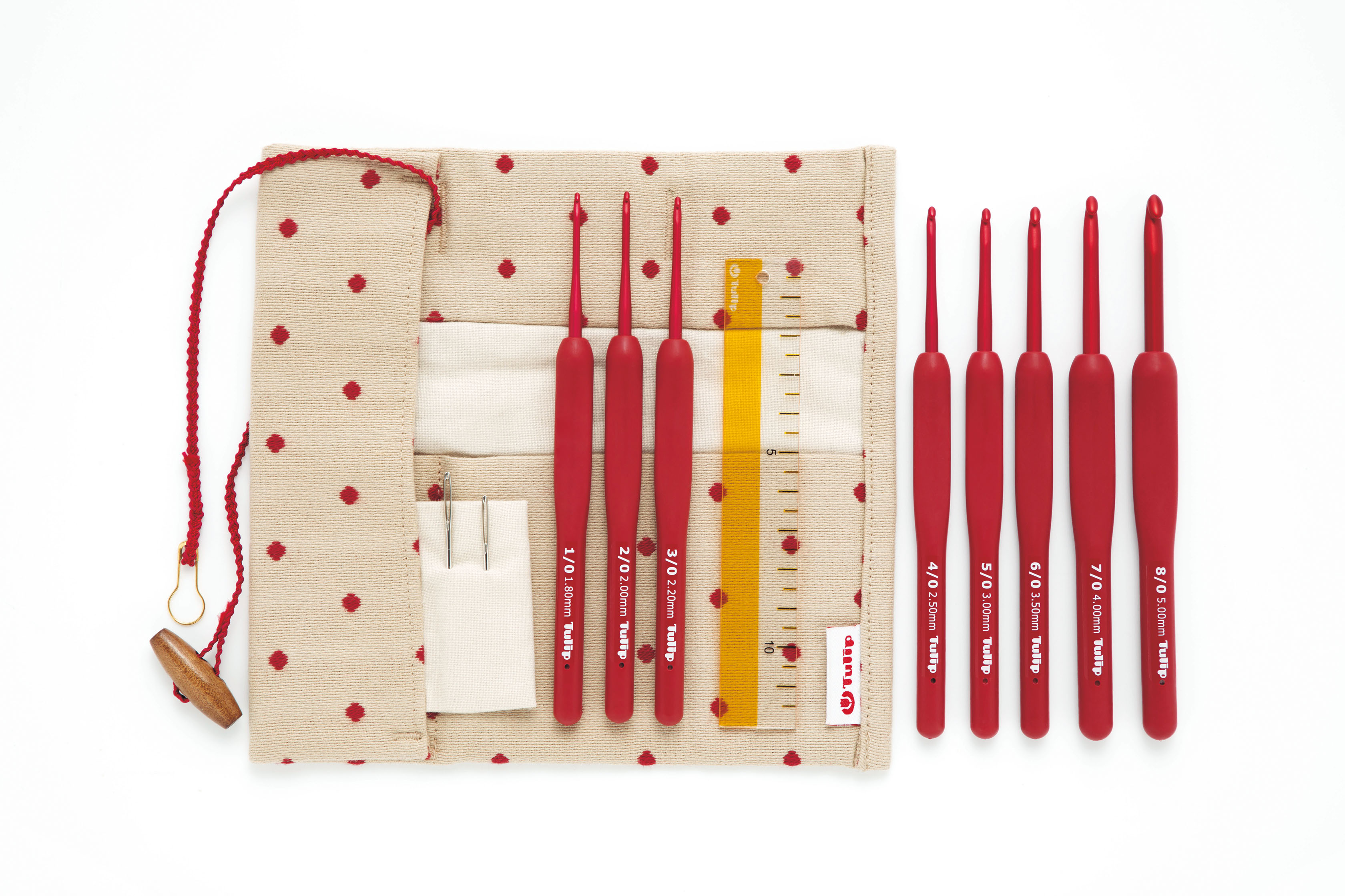 エティモレッドクッショングリップ付きかぎ針セット