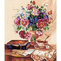 クロスステッチキット「花のエチュード」