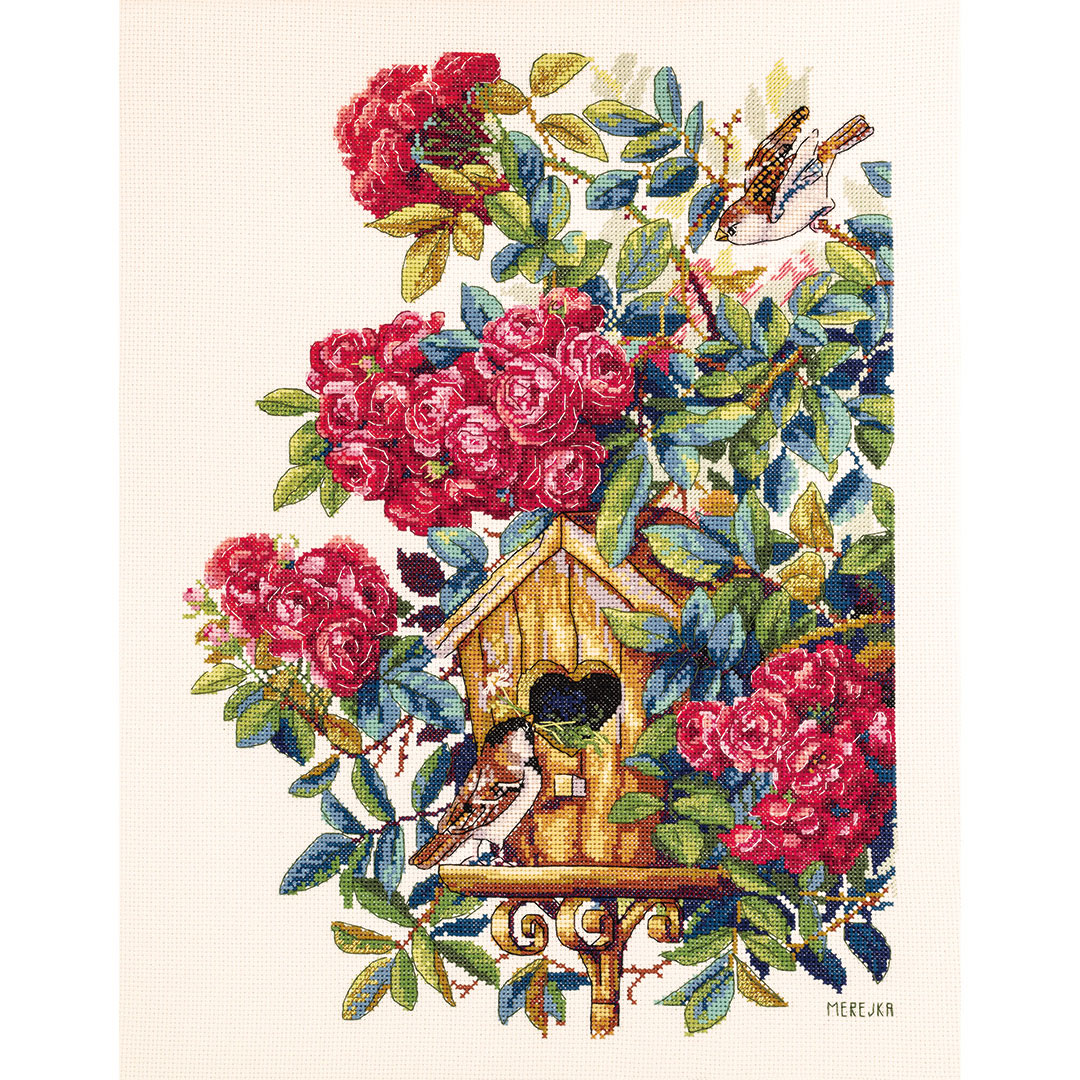 クロスステッチキット「ローズブッシュ」