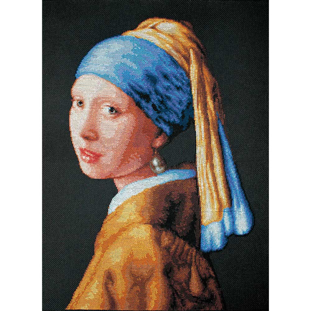 クロスステッチキット フェルメール［真珠の耳飾りの少女］