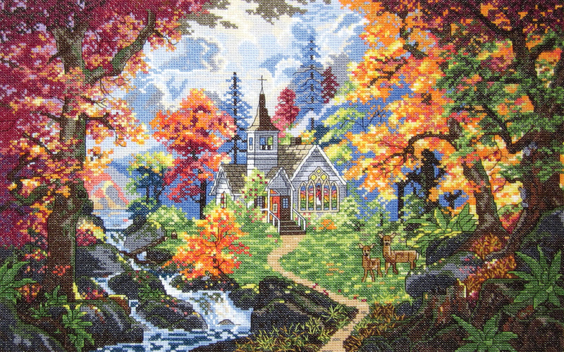 クロスステッチキット「チャペル」
