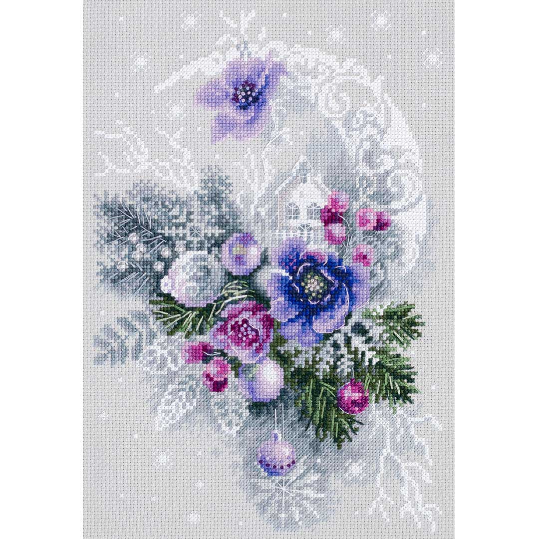 クロスステッチキット「フロスティ・イブニング」