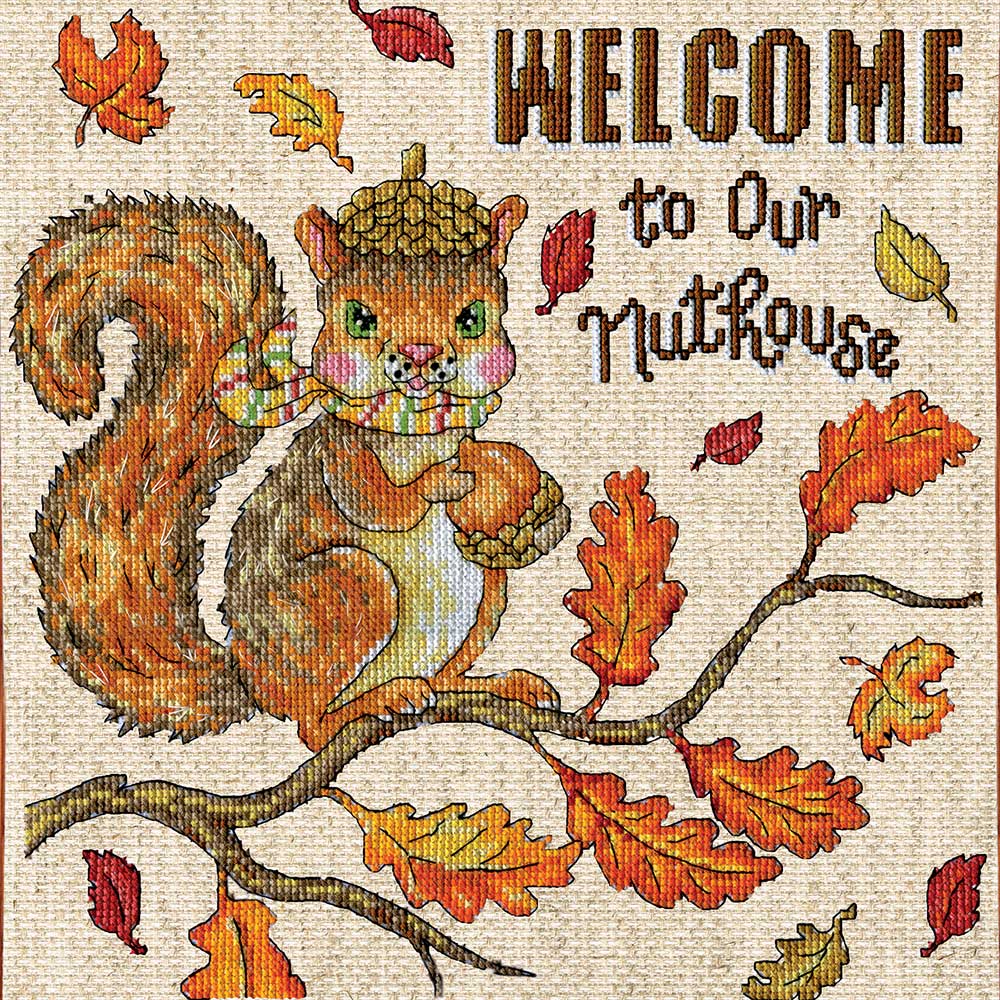 クロスステッチキット［ナッツハウス］