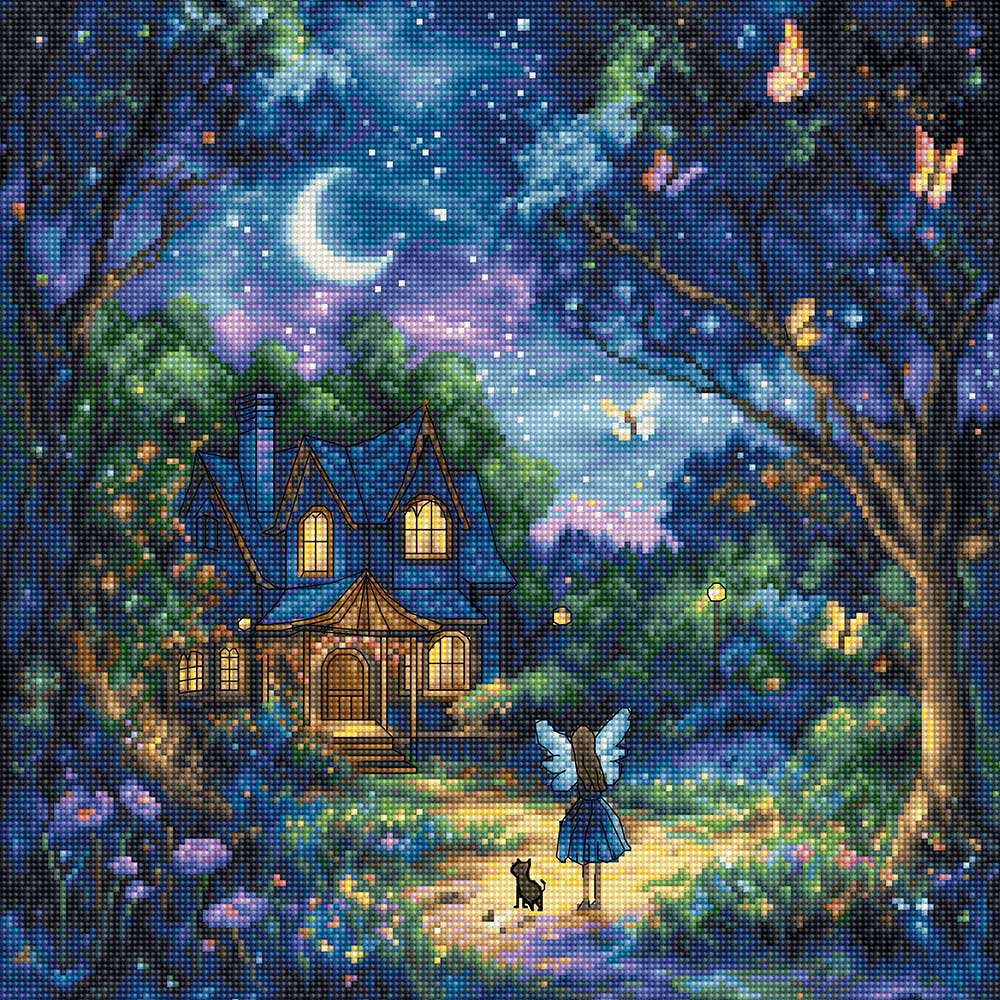 クロスステッチキット［月の庭］