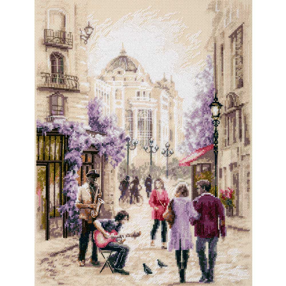 クロスステッチキット［ストリートミュージシャン］