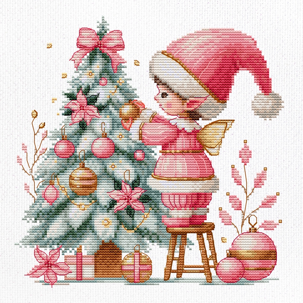 クロスステッチキット［クリスマス・ジョイ］