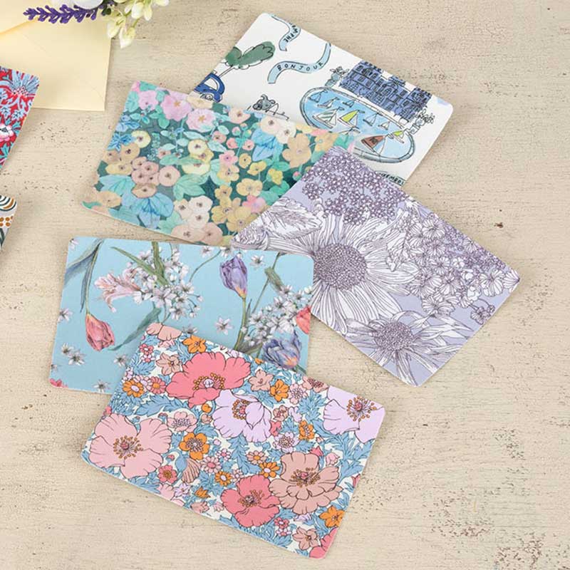 メッセージカードセット［ブルー系］