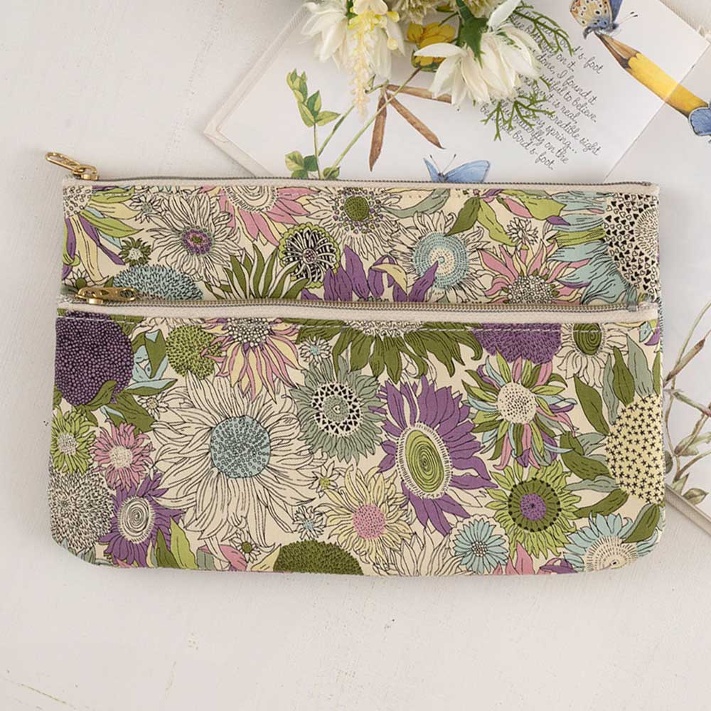 フラットウォレットポーチ［ライム］