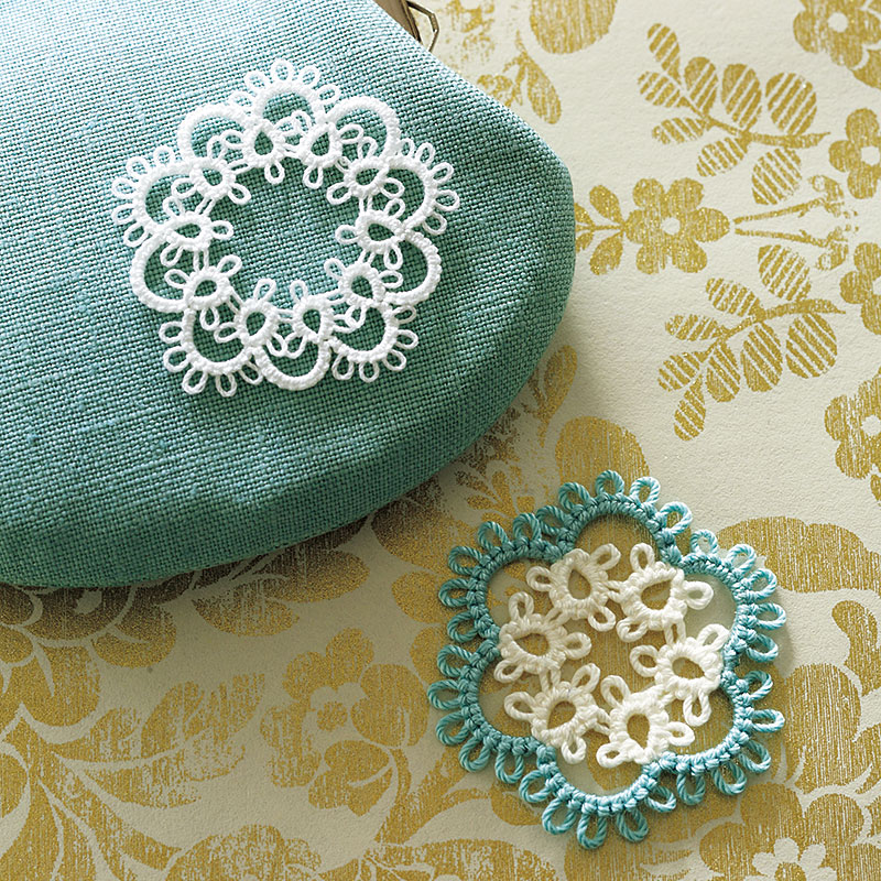 盛本知子さん監修　タティングレース　小花のモチーフキット