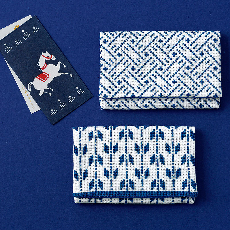 クロスステッチのカードケース材料キット