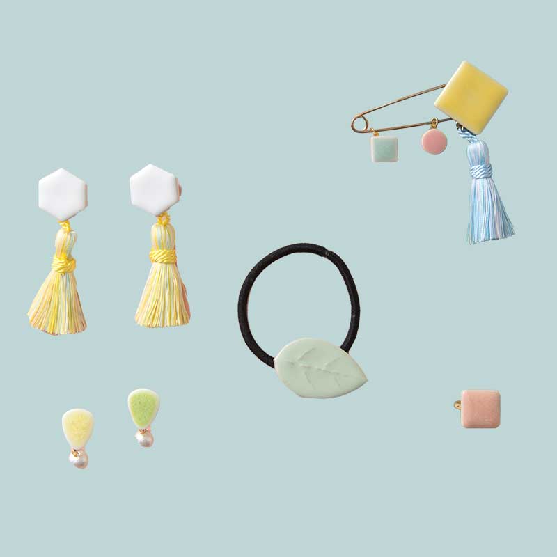 タイルのアクセサリーセット［ポップ］