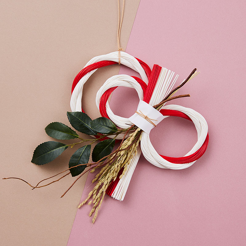 水引のお正月飾り［三つ輪結び］
