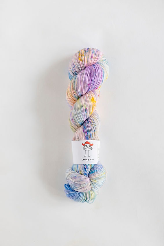 ChappyYarn　MerinoSock（ASOB）ブルー系MIX