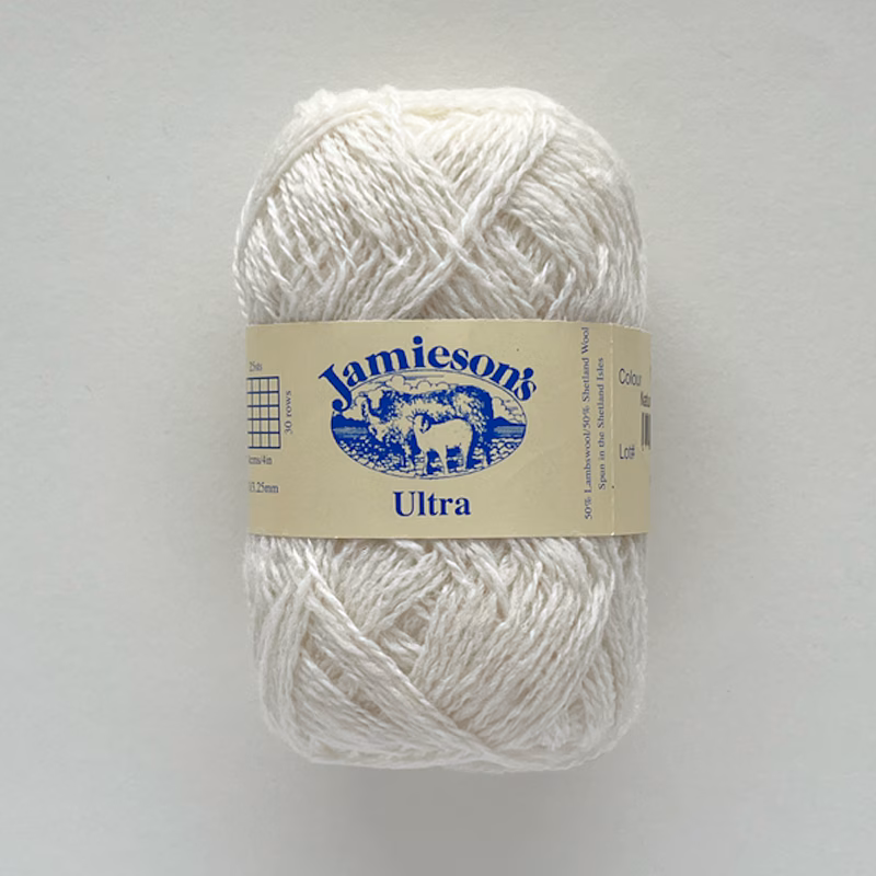 ジェイミソンズ シェットランド・ウルトラレース （0104 Natural White）