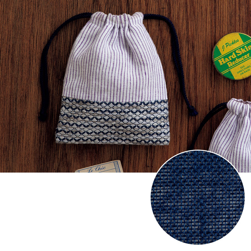 リネンクロス［20ct・46×50cm］紺