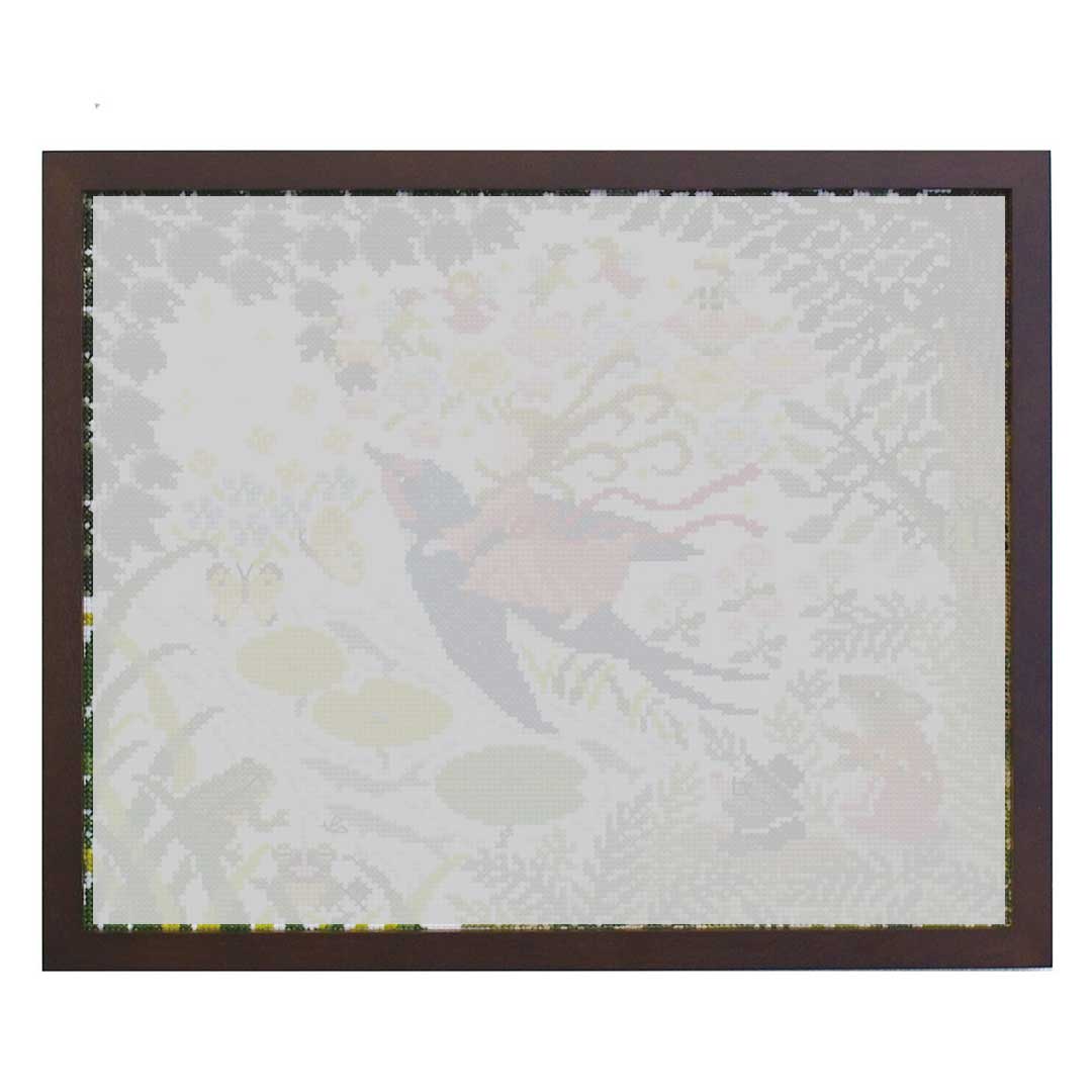 木製フレーム［長方形・ブラウン］