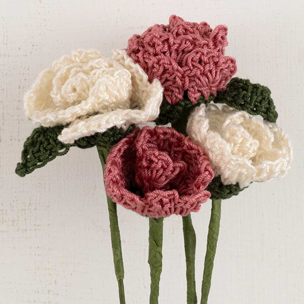 ミニバラの花束