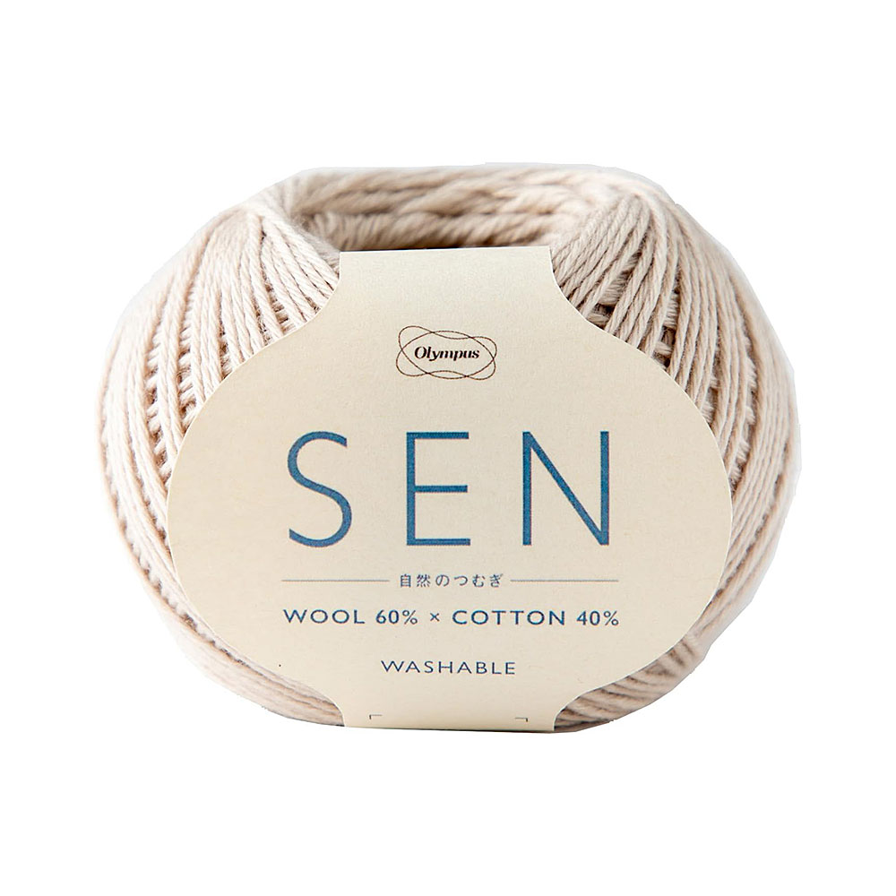 自然のつむぎSEN（302）ライトベージュ