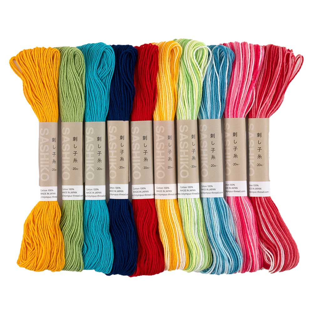 刺し子糸 10色セット