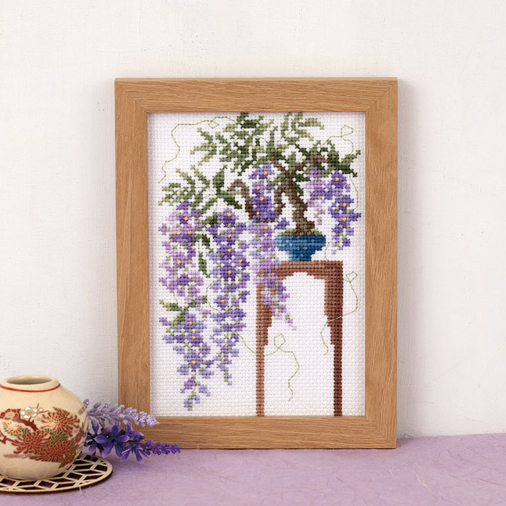 クロスステッチキット［藤］