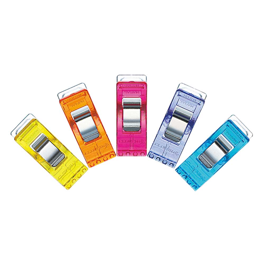 仮止めクリップ［5色・50個入り］