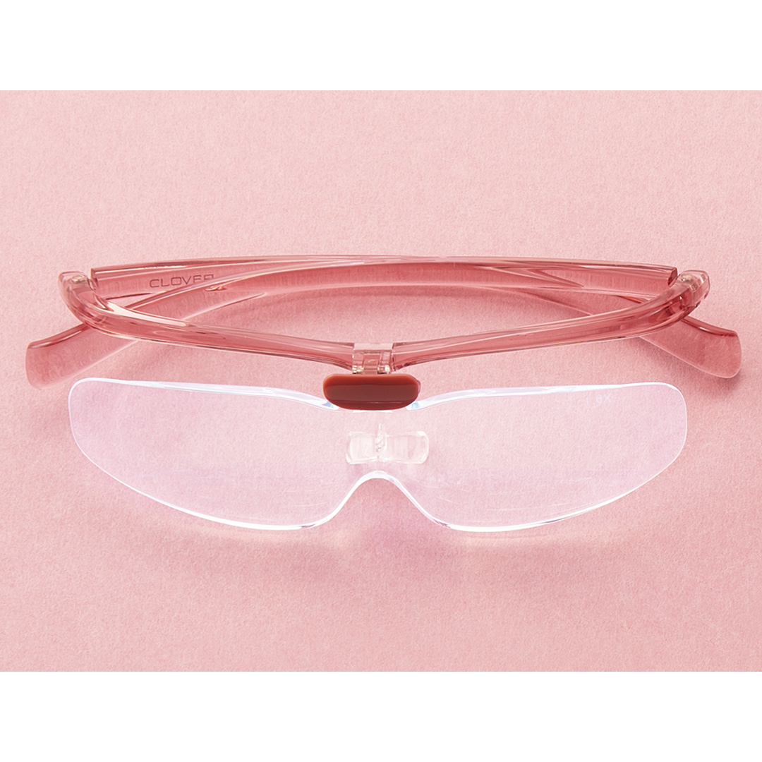 クラフトルーペ［1.6倍＆2.0倍］スモーキーピンク