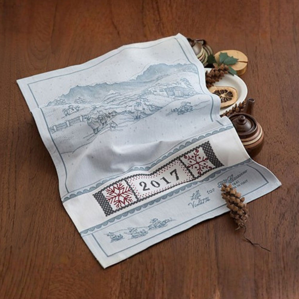 クリスマスティータオル