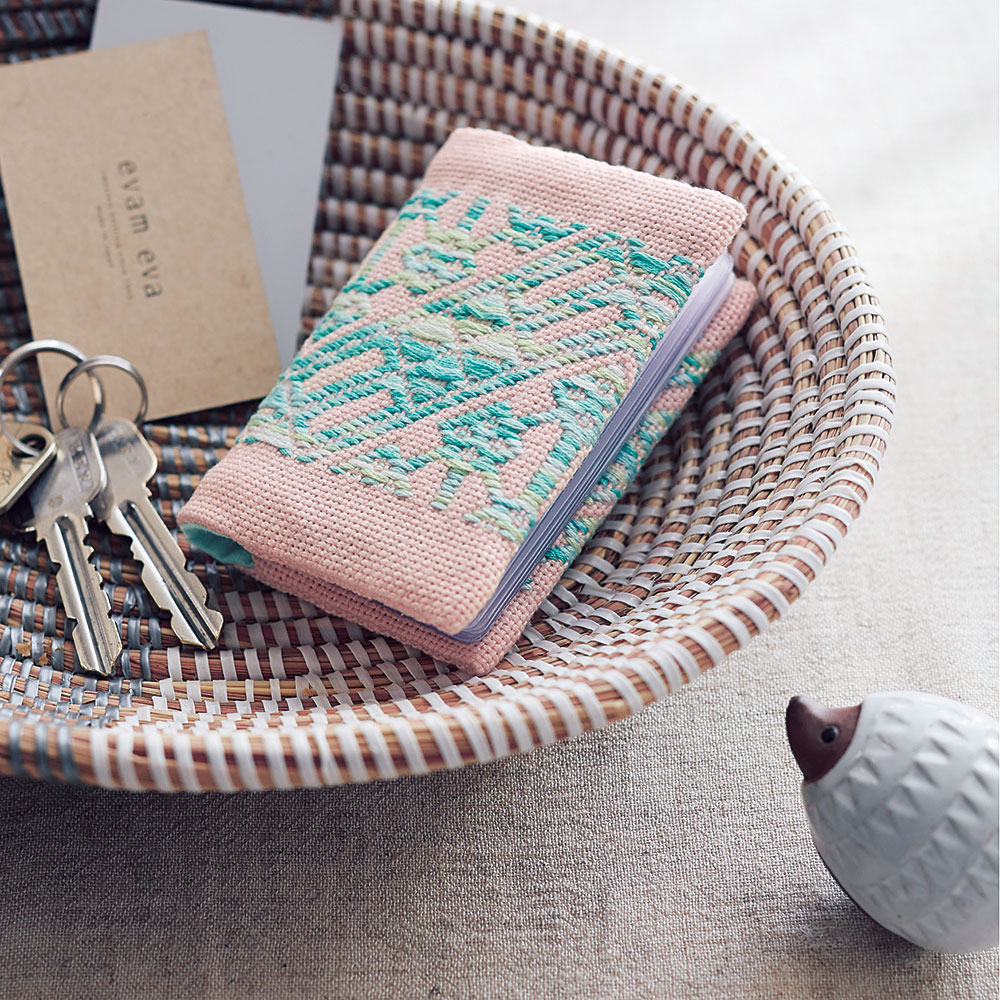 津軽こぎん刺し模様手作りキット　カードケース