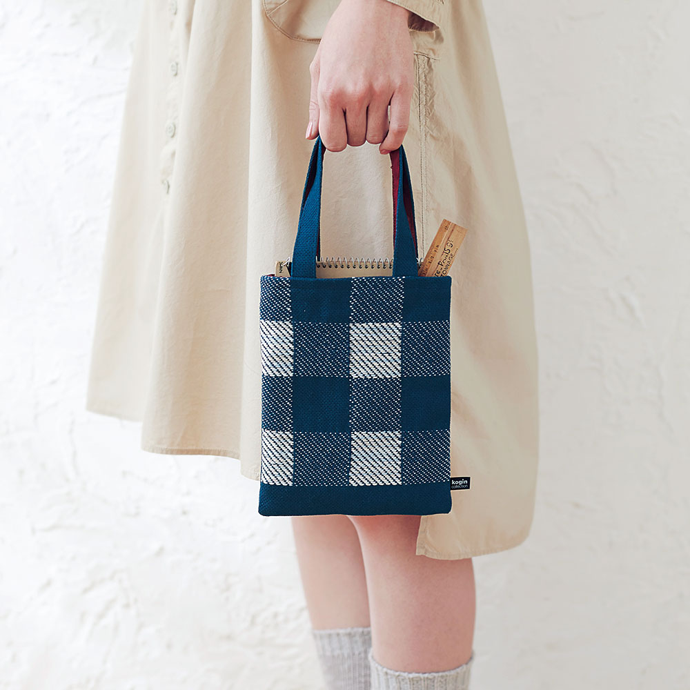 津軽こぎん刺し模様手作りキット　ミニトート