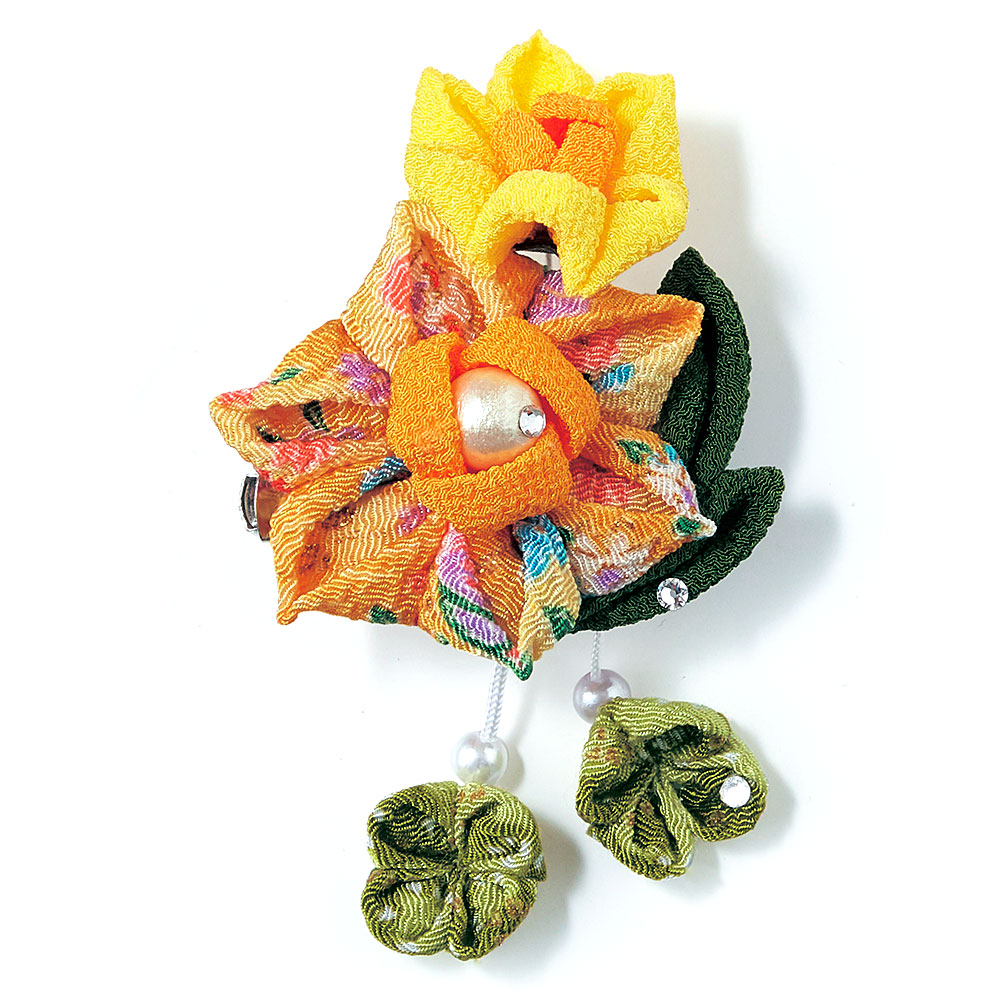 つまみ細工季節のお花キット　水仙