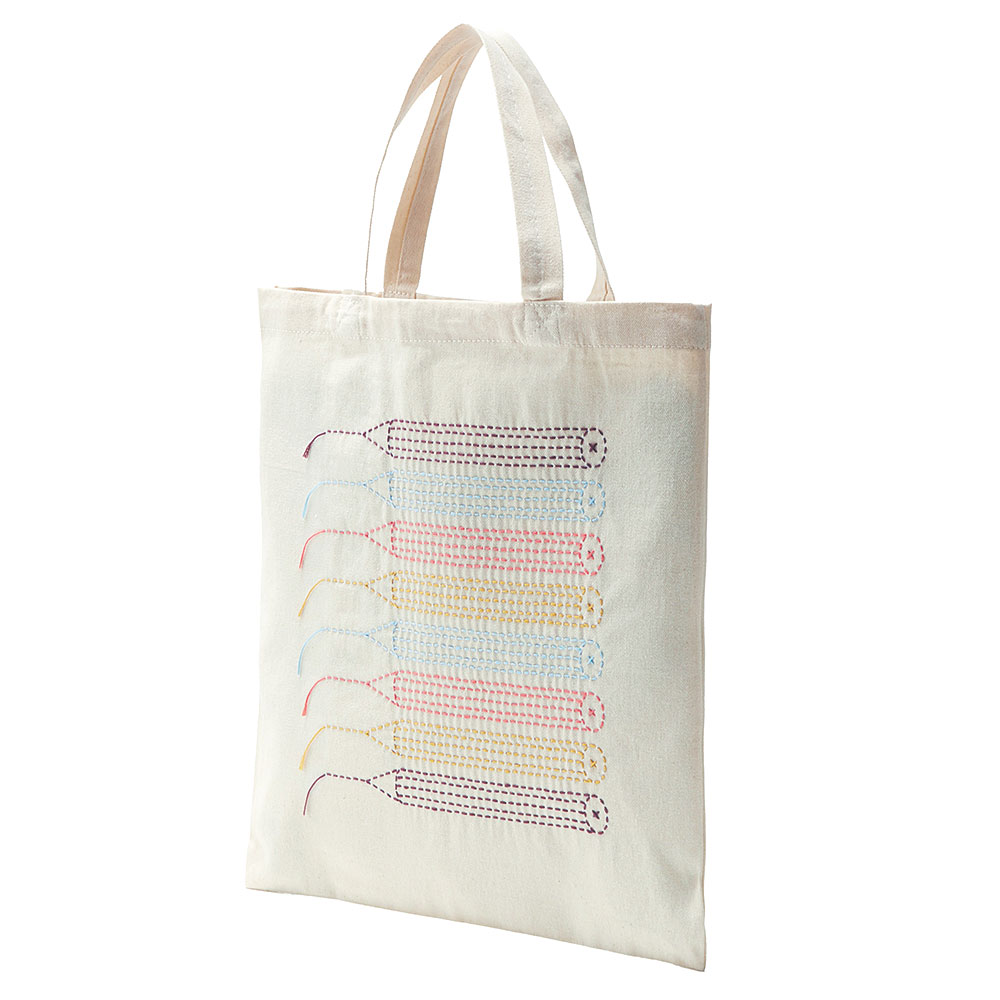 刺し子のバッグ手作りキット　PENCIL