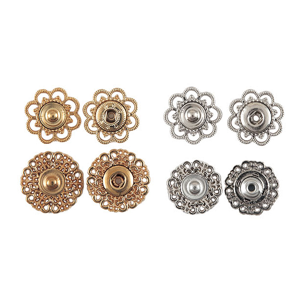 フラワースナップボタン４種セット