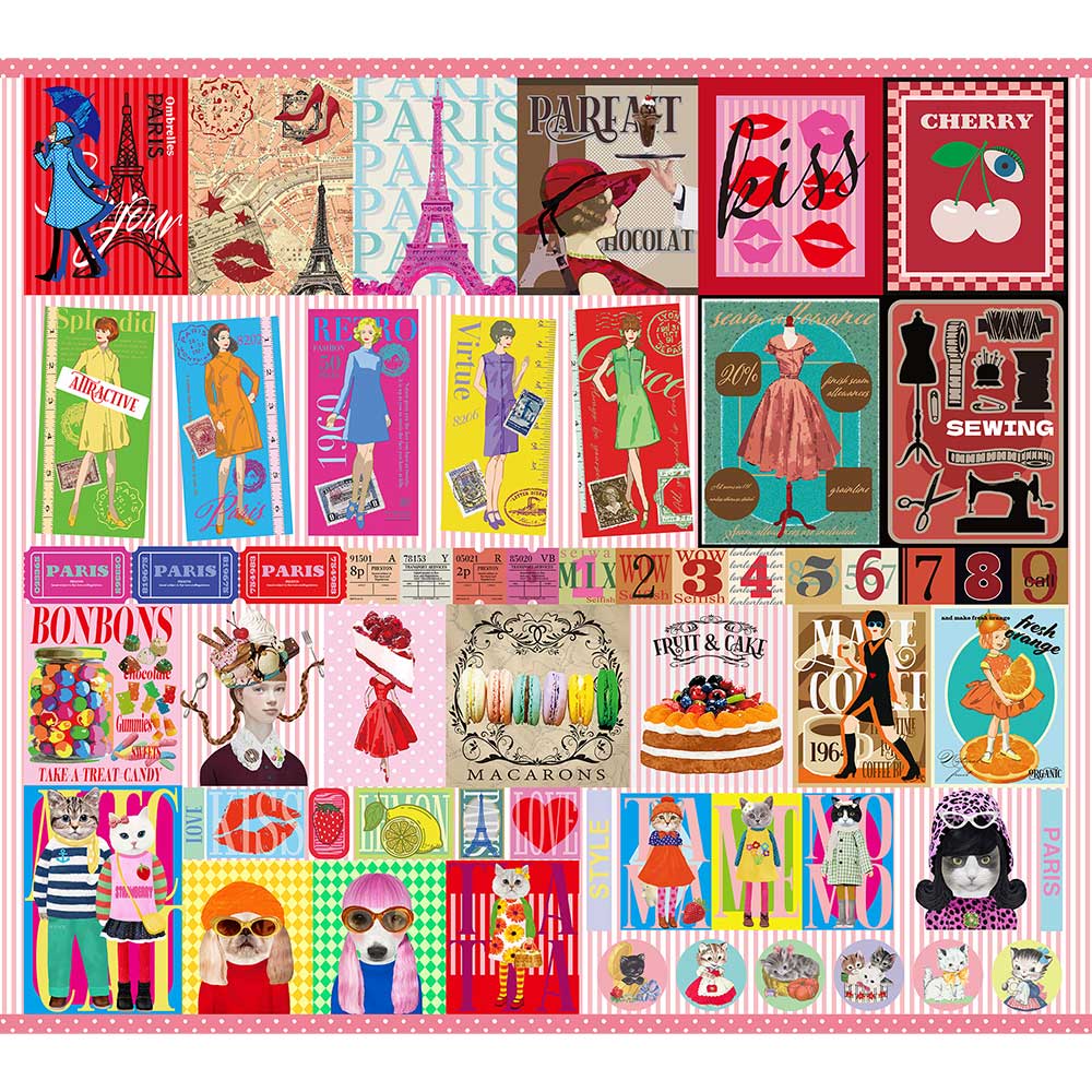 wagamama　PUNCHパネル［レディ＆キャット］