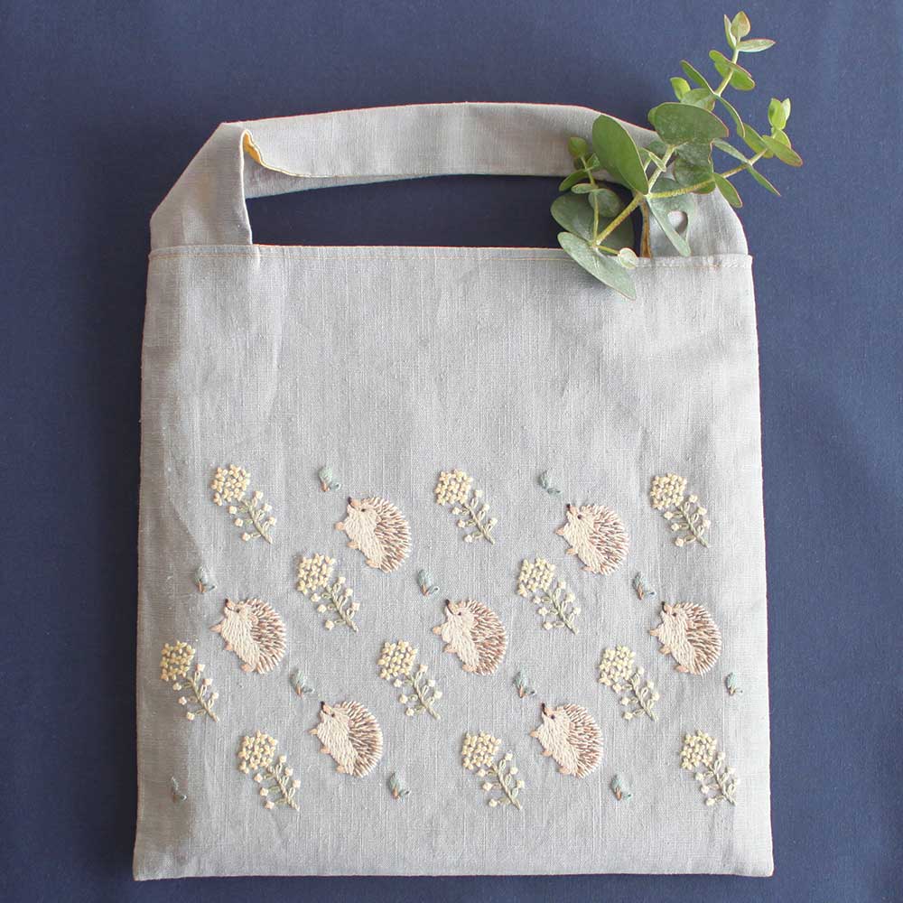 はりねずみさんとナノハナのバッグ