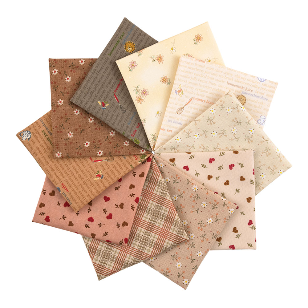 カントリーハウス10枚セット［ベージュ系］