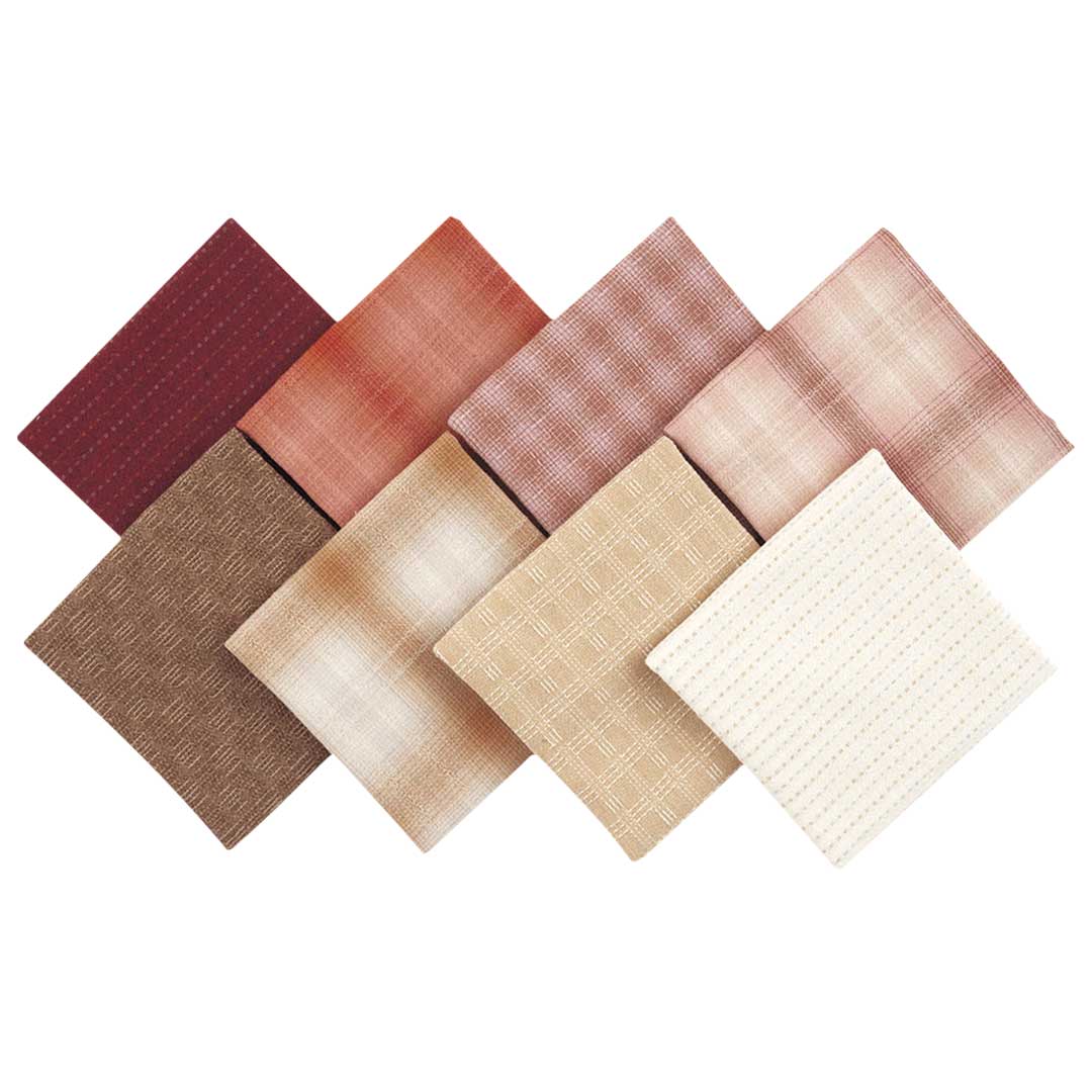 先染めクロス　　8枚セット