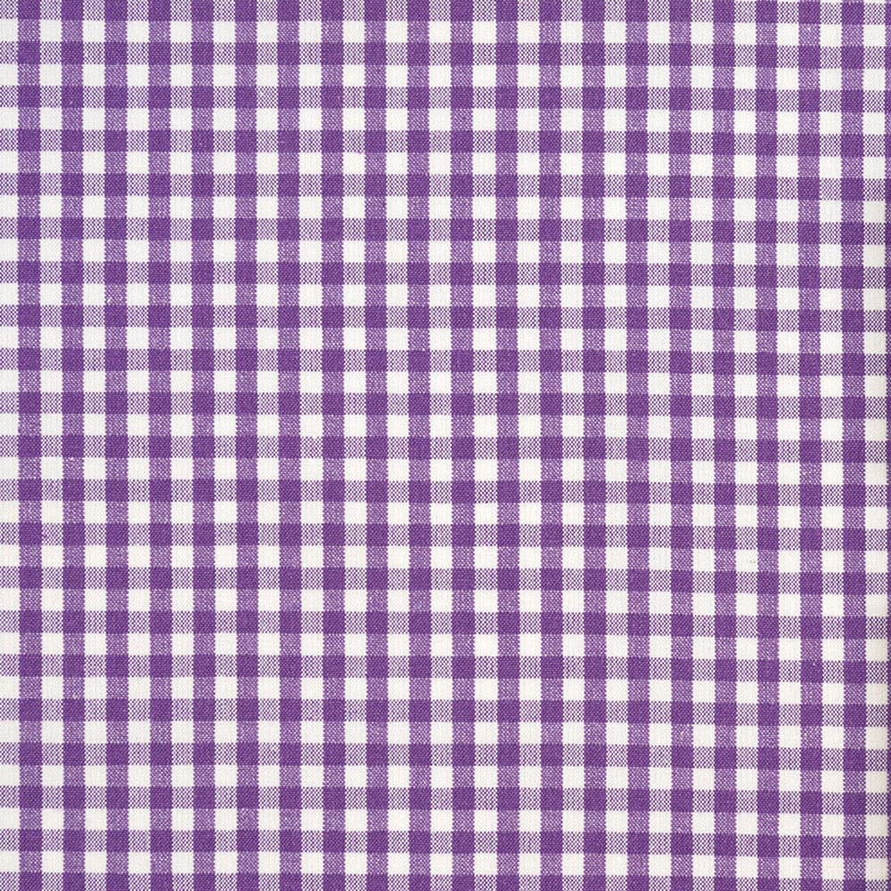 ＊ギンガムチェック　1ｍ単位　パープル