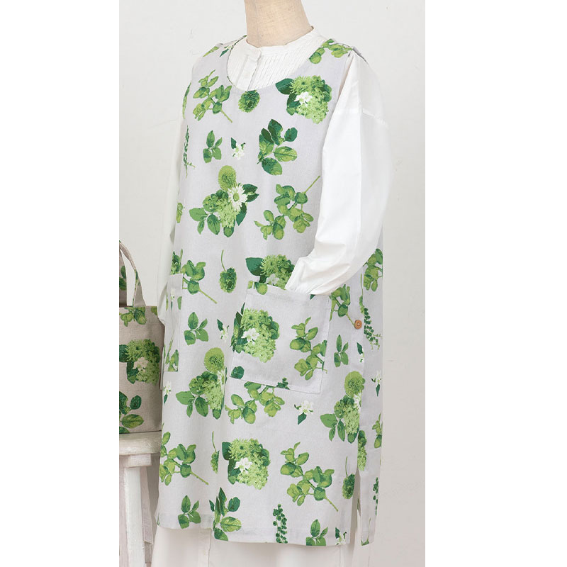 エプロン［グリーンフラワー］