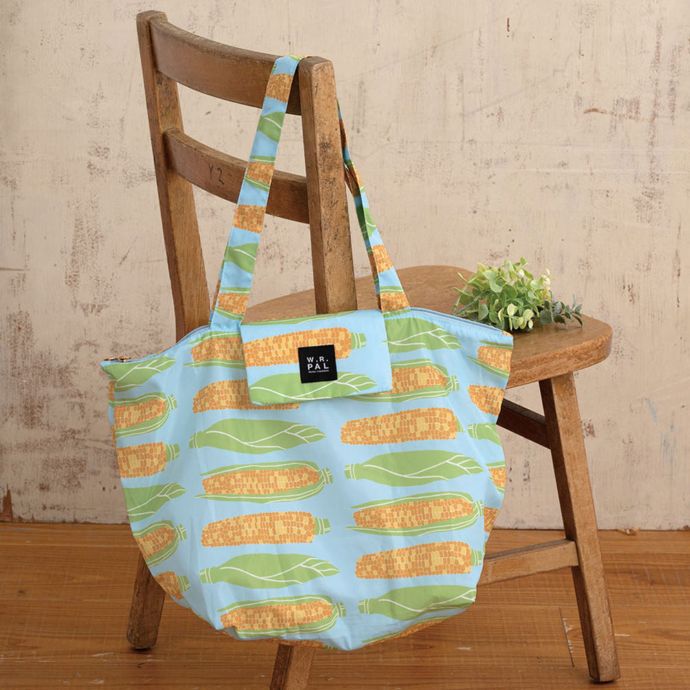 ファスナー付トートバッグ［トウモロコシ］