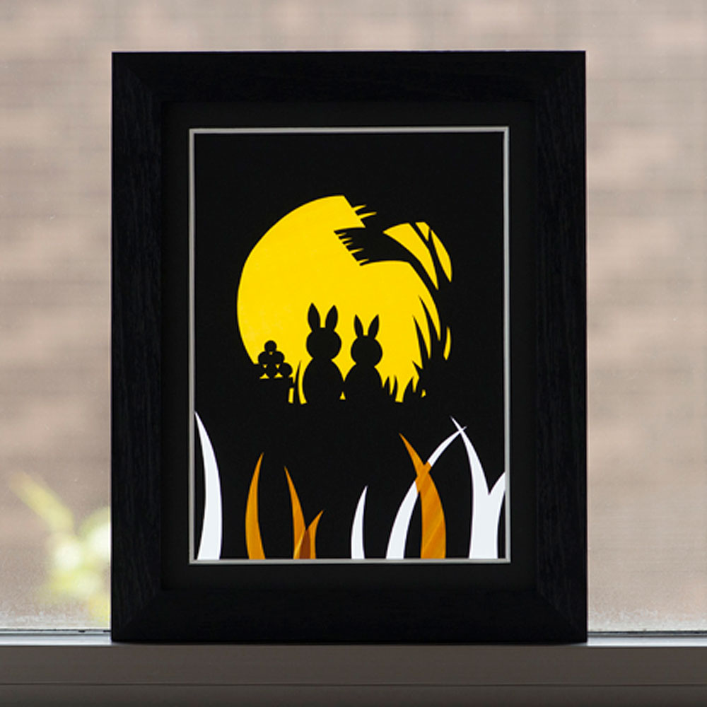 【シルエットアート】歳時記・おつきみ キット