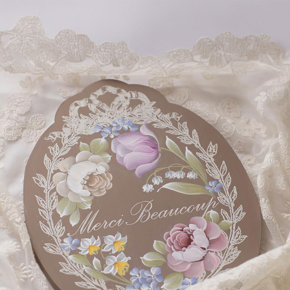 〈素材セット〉川島詠子の「春のメルシープレート」を描く 